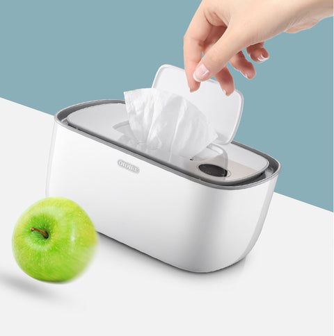 Electric Baby Wet Tissue Dispenser Paper Case Napkin Heating Storage Box Warmer Temperature Control Thermostat Wipes Heater